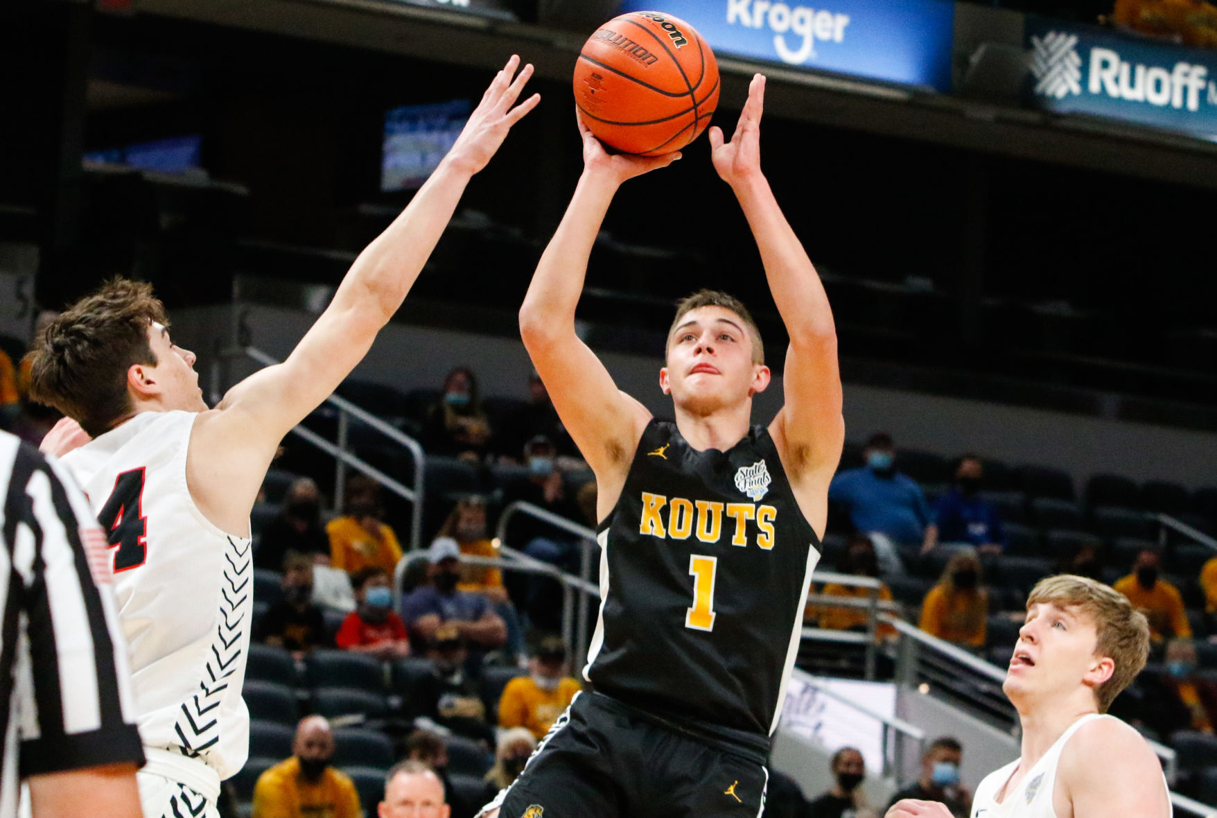 Class A boys basketball state final: Kouts vs. Barr-Reeve